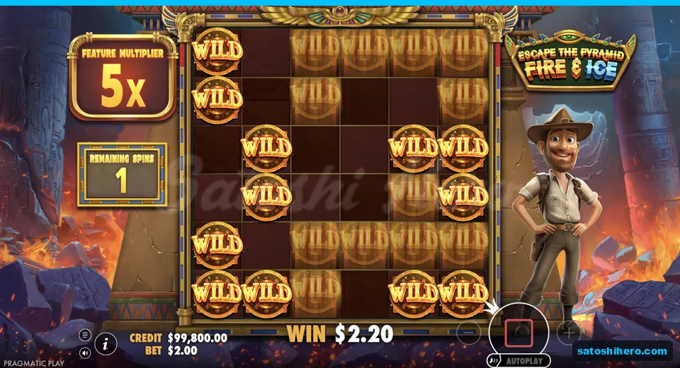 Feature respins fill with golden wild symbols