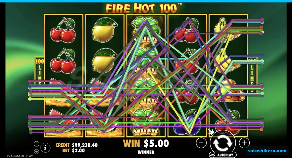 Line win resolves across expanded wild reel