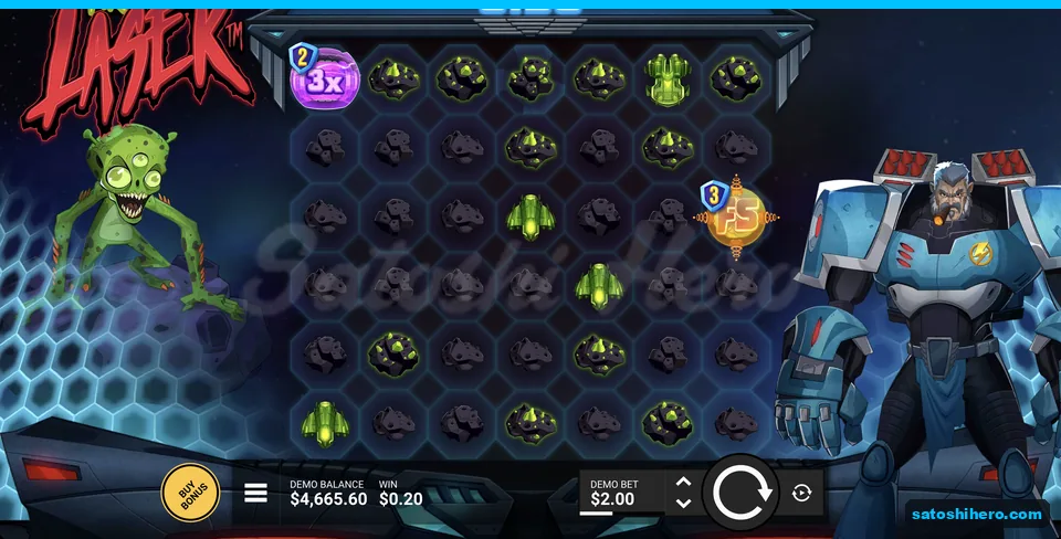 Multiplier symbol and FS symbol survive hits