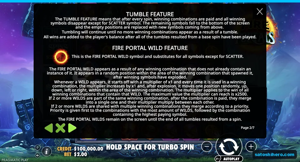 Rules panel explains tumble and roaming wild