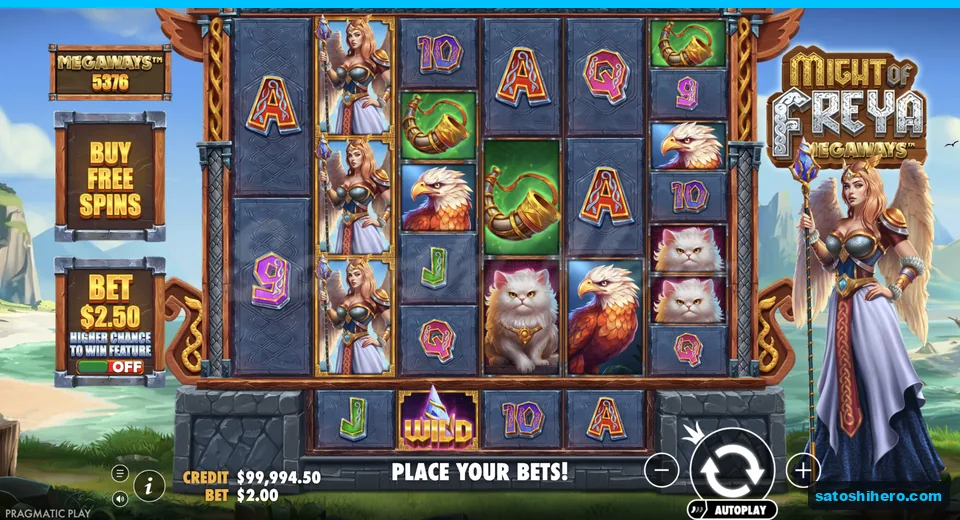 Wild and premium symbols fill the live grid