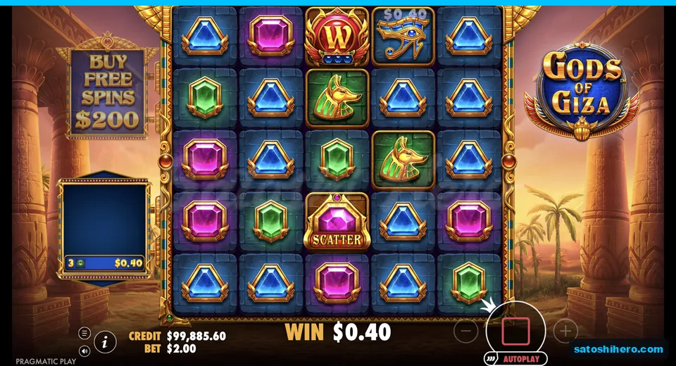 Wild and Scatter sit among Anubis symbols