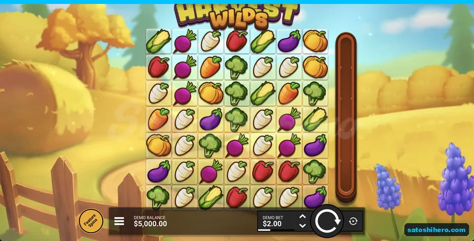 Vegetable grid beside empty respin tower