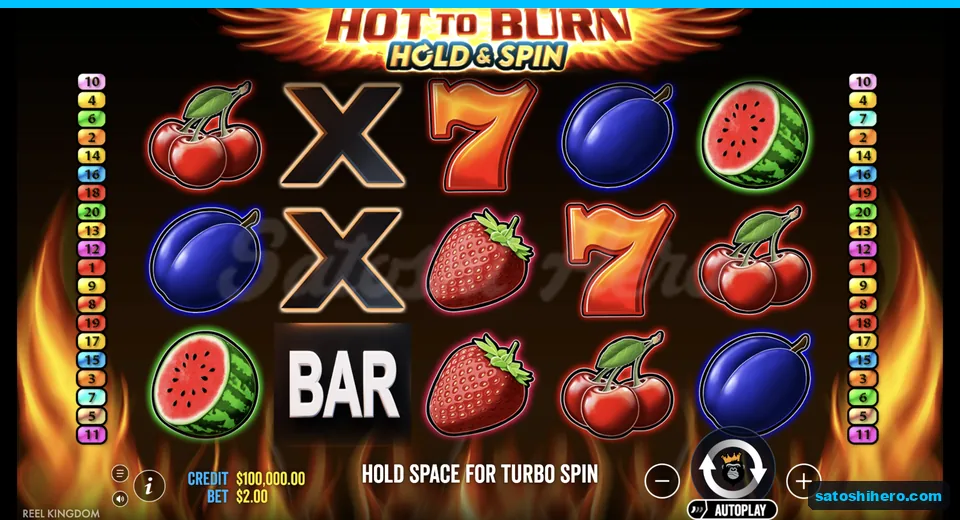 Base grid settles inside a fiery frame