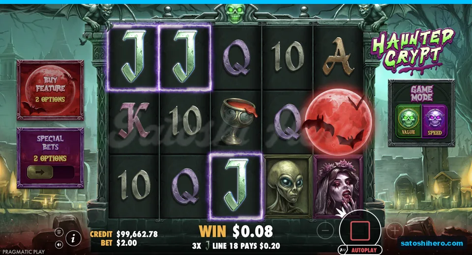 Line win resolves with a 3x wild