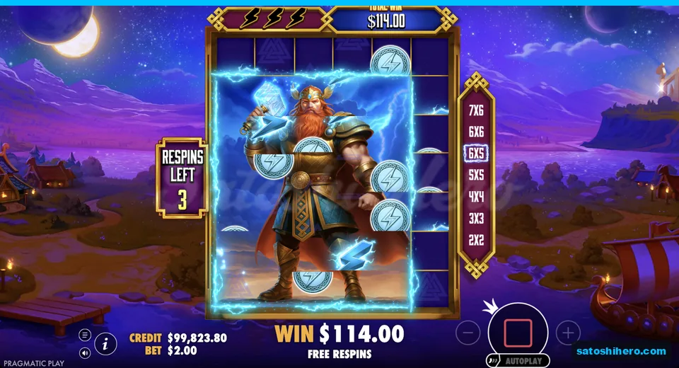 Final respin collects lightning values for $89