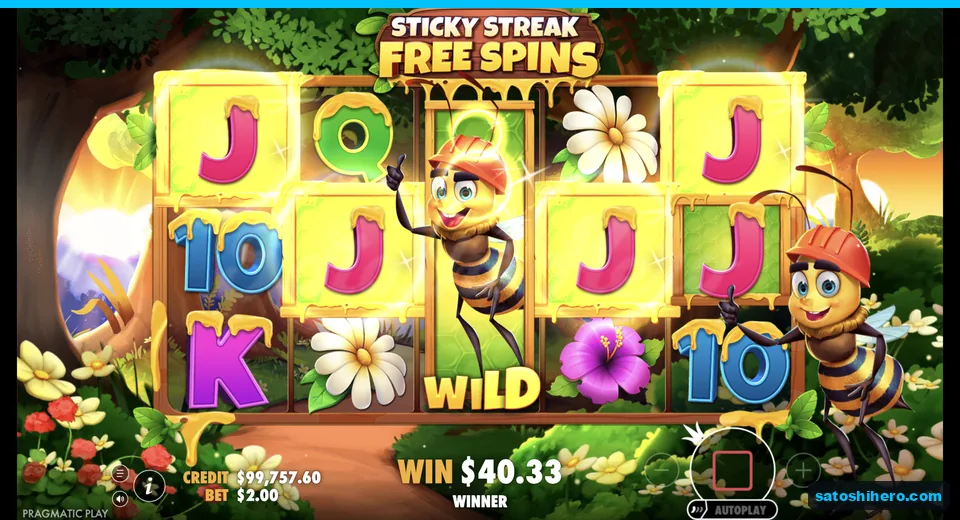 Sticky cells hold Jacks and bee Wild