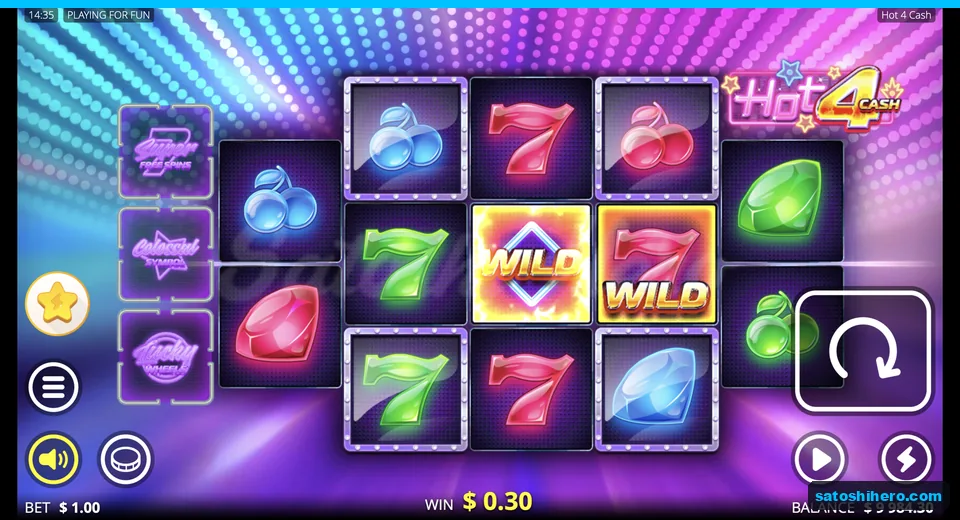 Disco Wild spreads across the middle reel