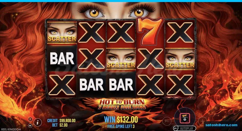 Free Spins round shows $132.00 running win