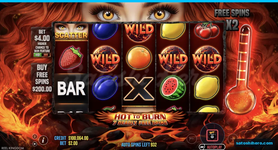 Respin chain shows Wilds and X symbol