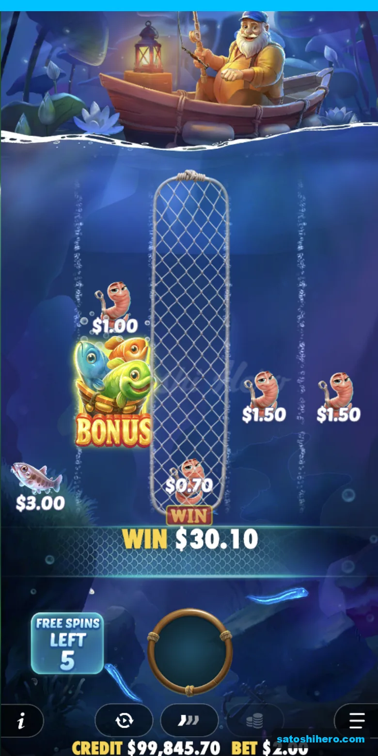Bonus intro awards ten free spins