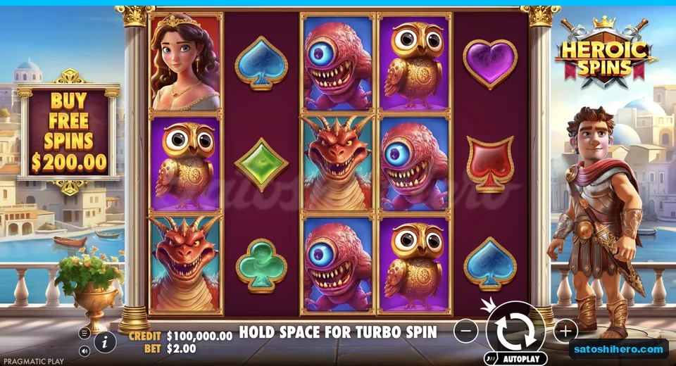 Idle base grid with hero and buy sign