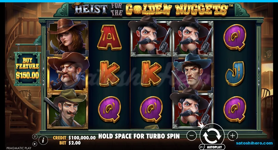 Saloon reels show outlaws and card royals