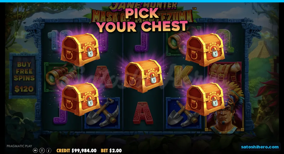 Chest pick opens after chief lands
