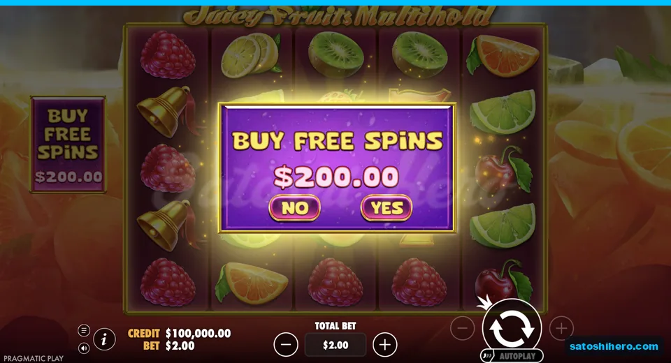 Buy menu opens at a $200 feature price