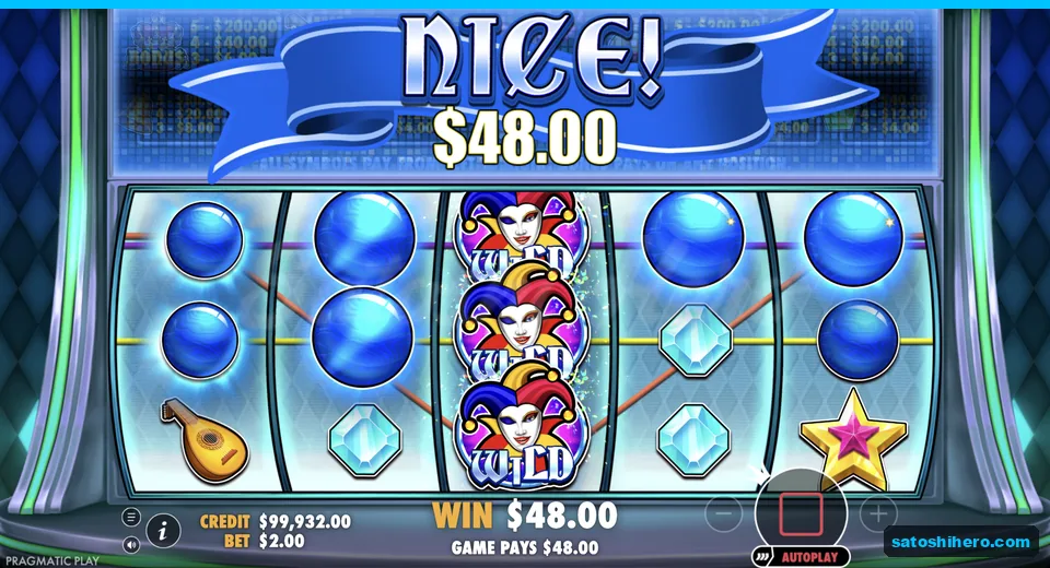 Line win pays $48.00 with expanded wild reel