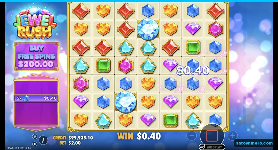 Block win resolves with blue hexagons