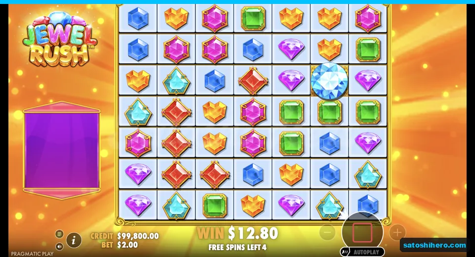 Free spins continue with orange background