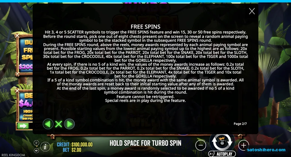 Rules page shows chest pick and awards