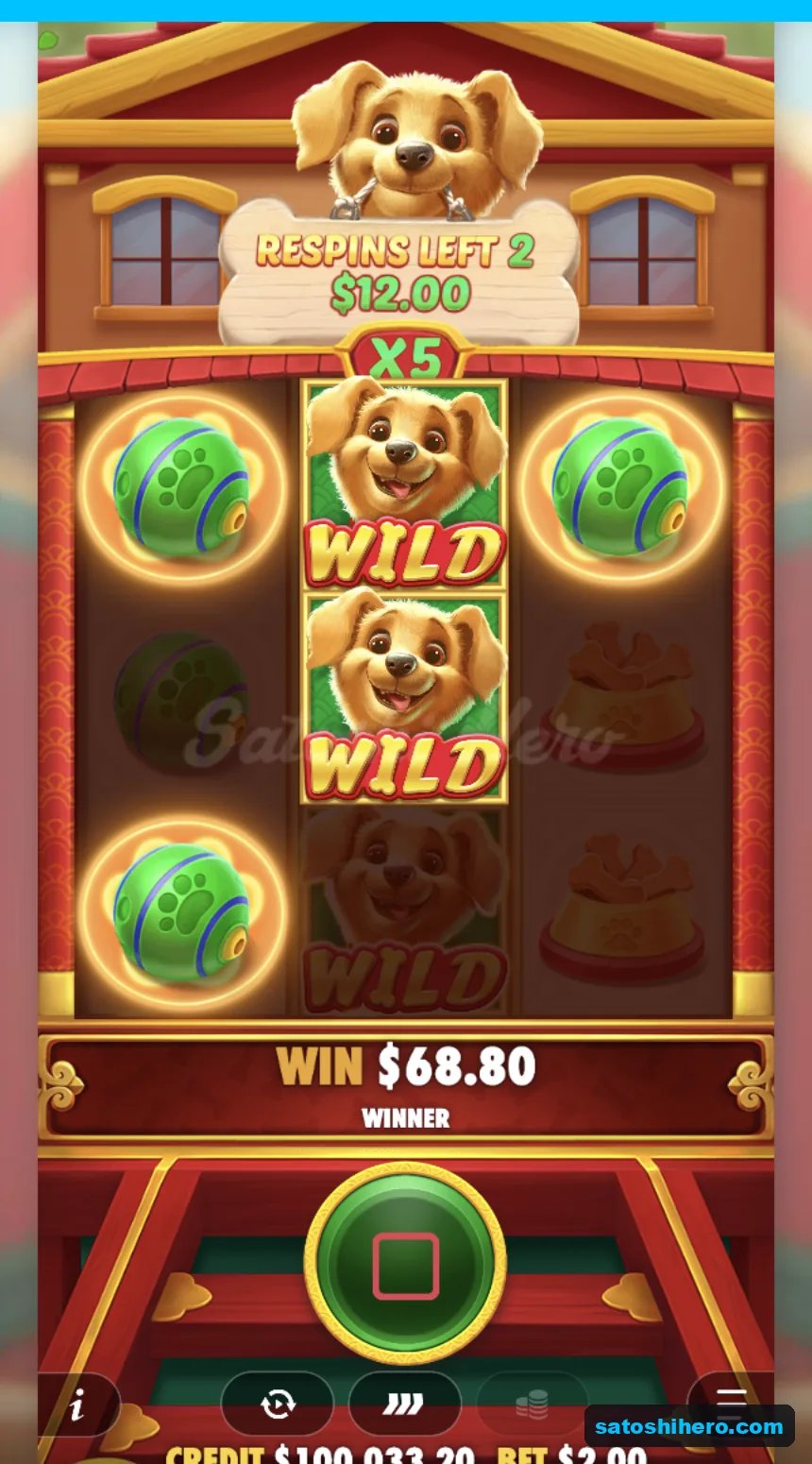 Locked wild reel glows with 5x multiplier