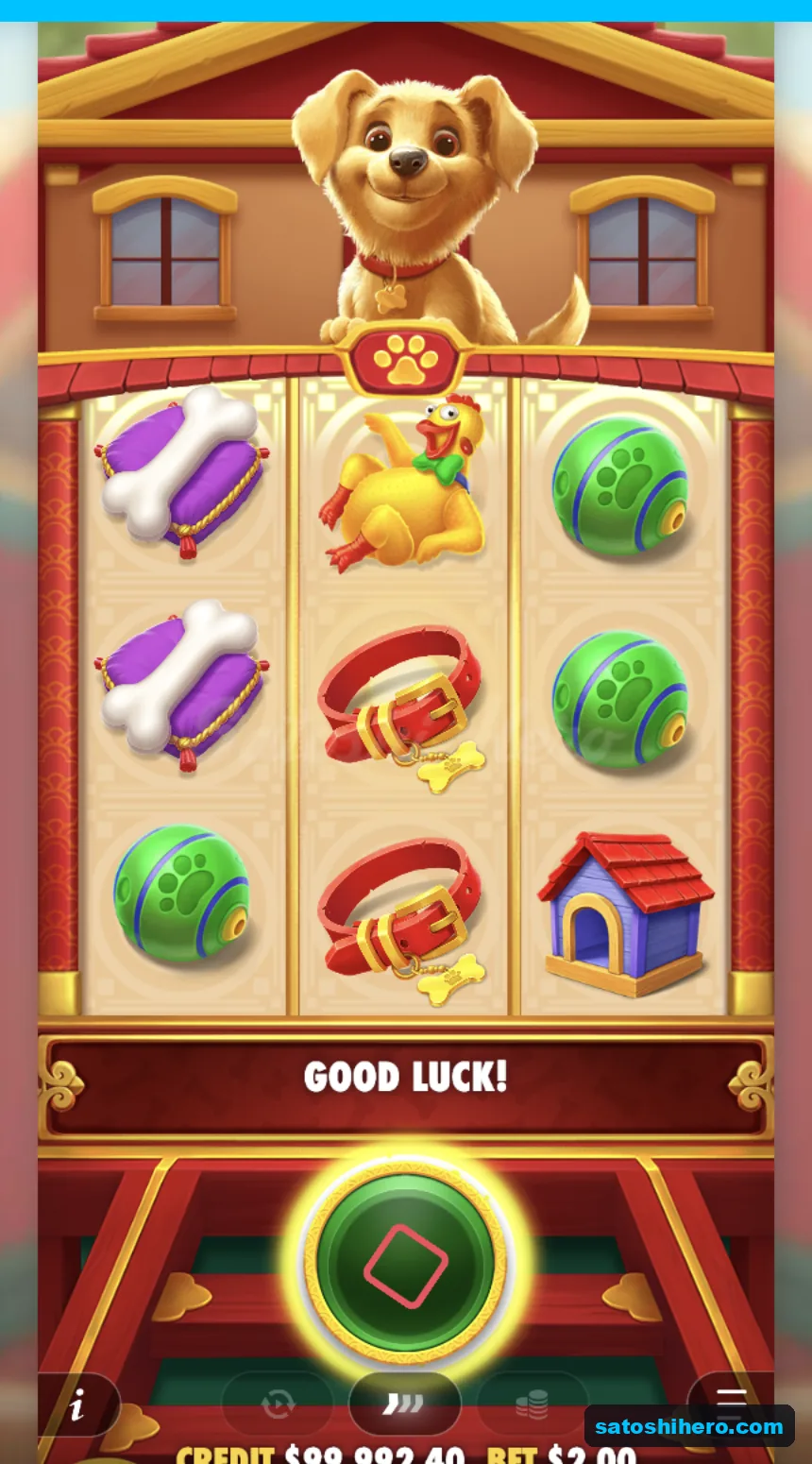 Good luck waits under standard paying symbols