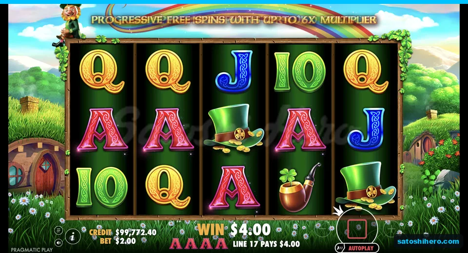 Line win resolves across four aces