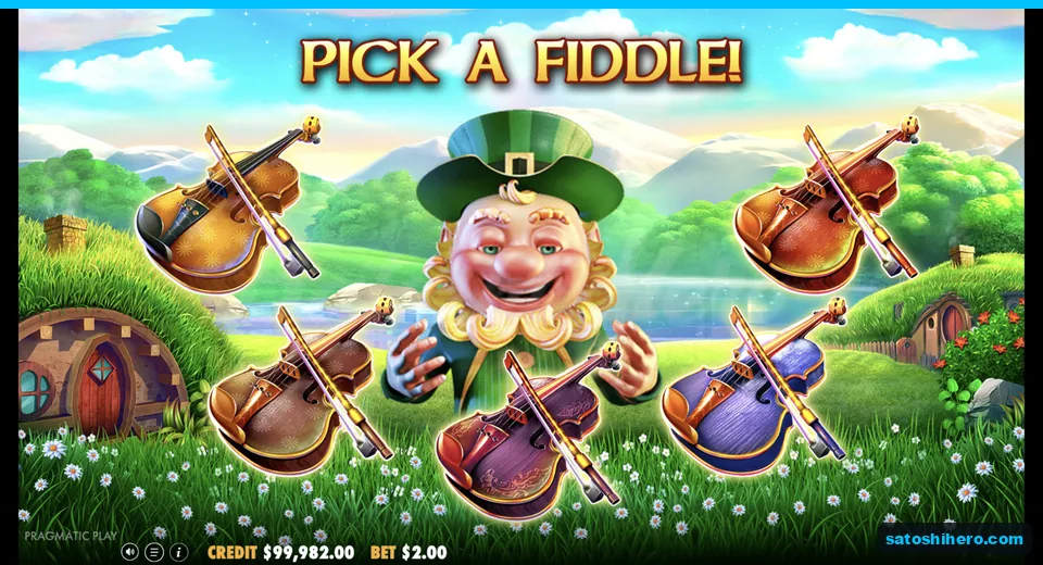 Pick screen offers five fiddles