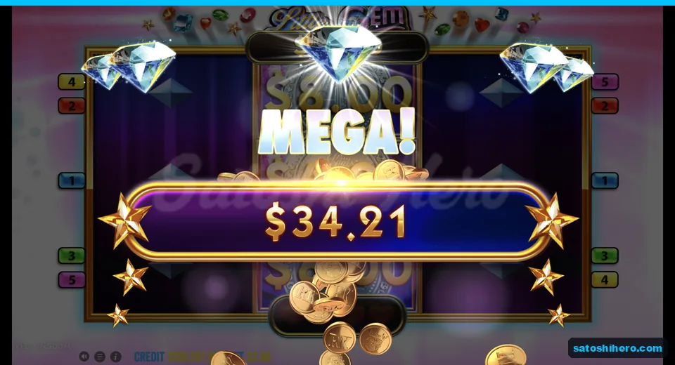 Mega banner shows 34.21 collected total