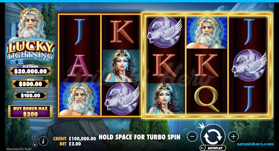 Base screen shows gods, royals, and jackpot rail