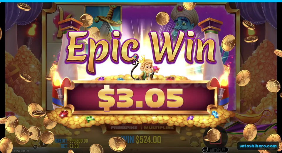 Epic Win climbs past five hundred dollars