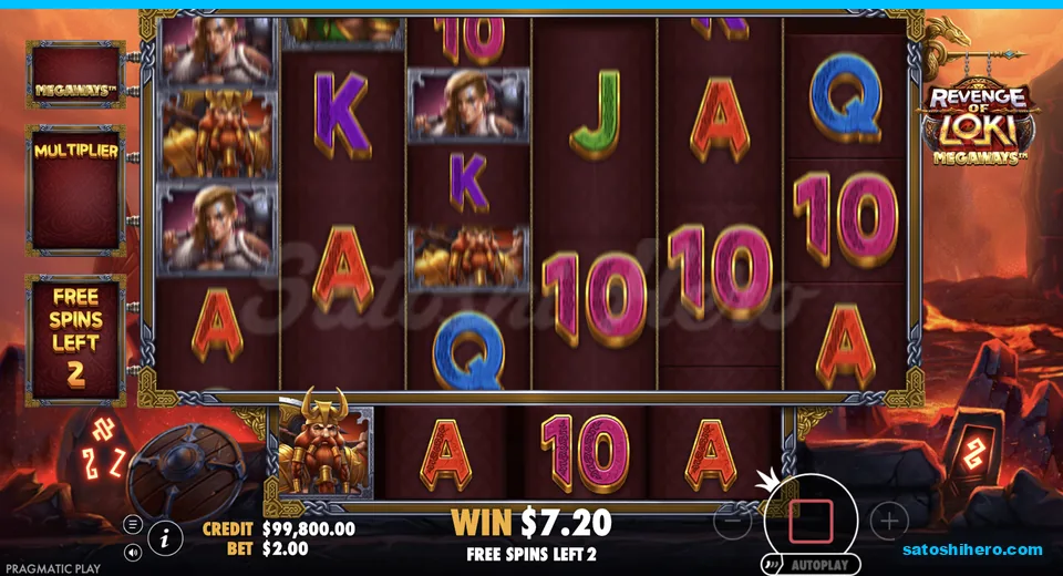 Free spins total reaches seven dollars twenty