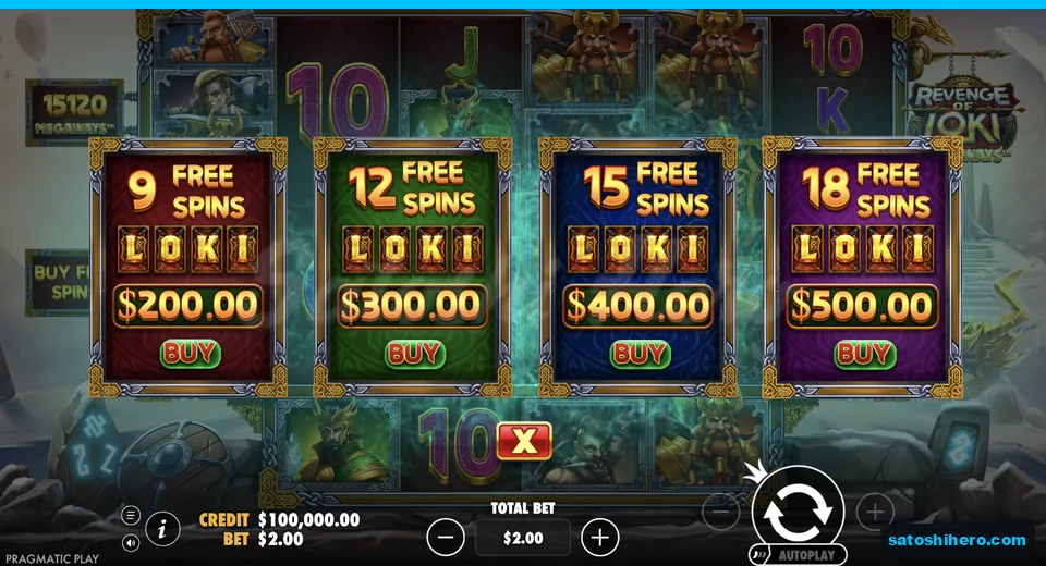 Buy menu opens at two dollar stake