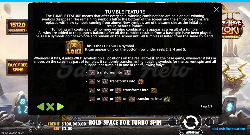 Super symbol rules show wilds added above