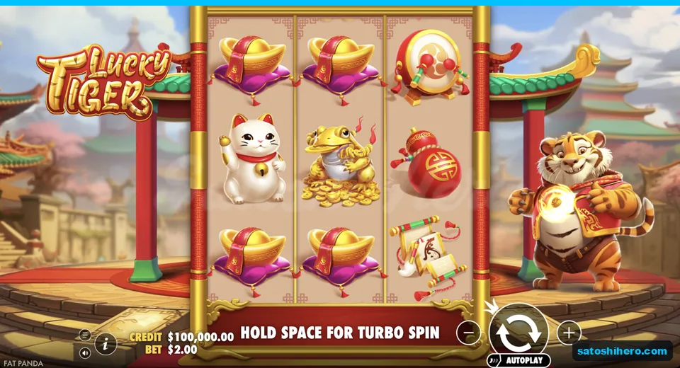 Board rests inside red and gold temple frame