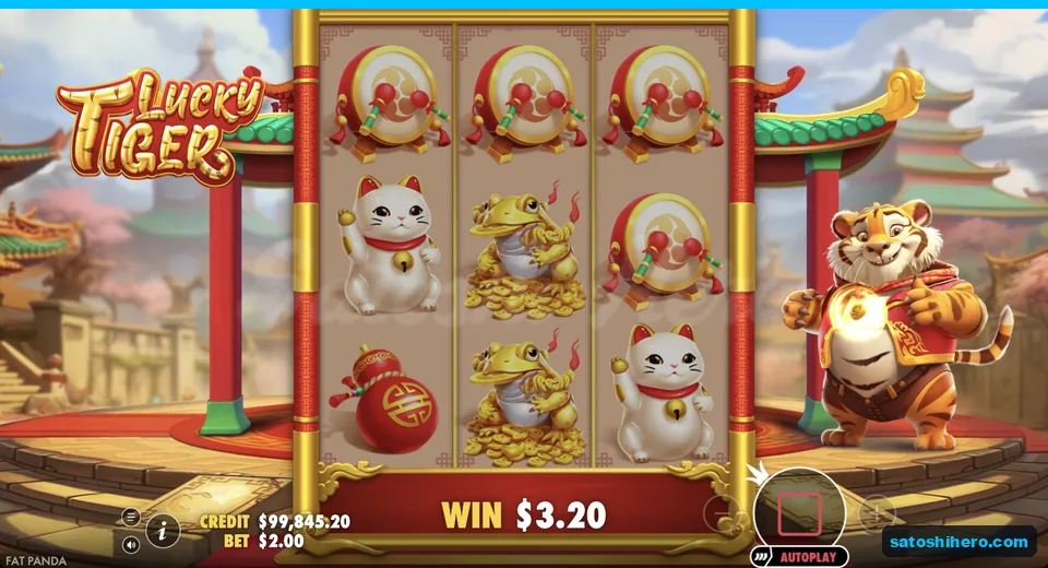 Line win resolves across the top row