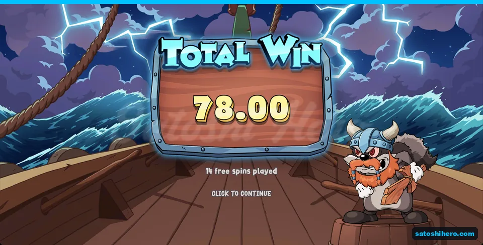 Total win screen shows $78 after free spins