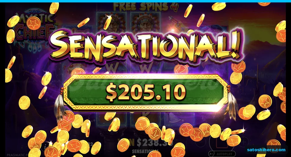Sensational win reveal shows $205 over wild reels
