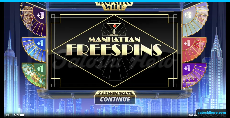 Collection meters flank the free spins intro