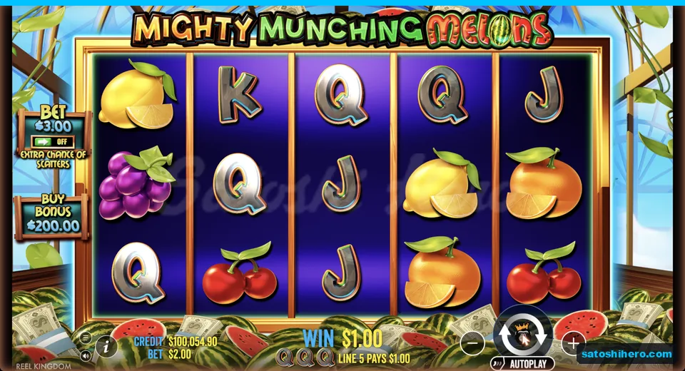 Line win resolves with three Queen symbols