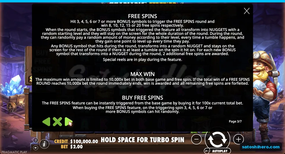 Free spins rules list awards and sticky nuggets