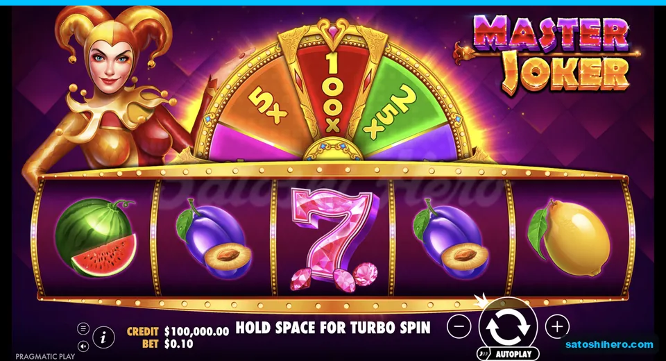 Base screen settles with fruit symbols and multiplier wheel