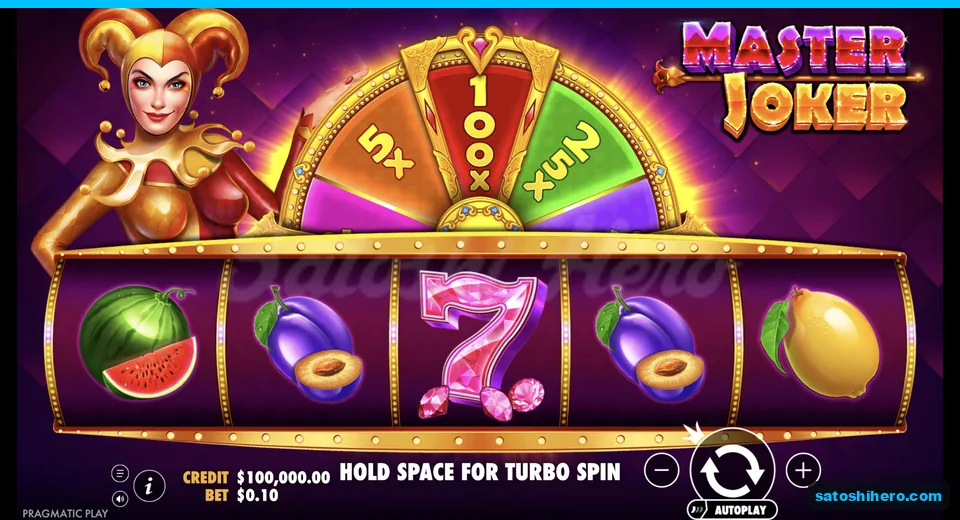 Paytable opens with seven symbols and wild rules