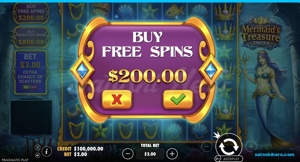 Buy menu opens at a $2 stake