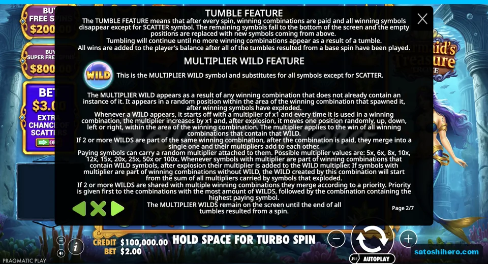 Wild appears inside a cleared winning block