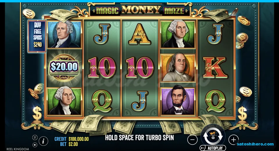 Base grid settles on dollar bill backdrop