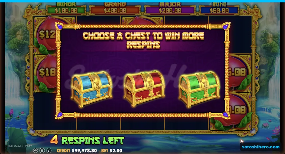Chest pick waits with three closed chests