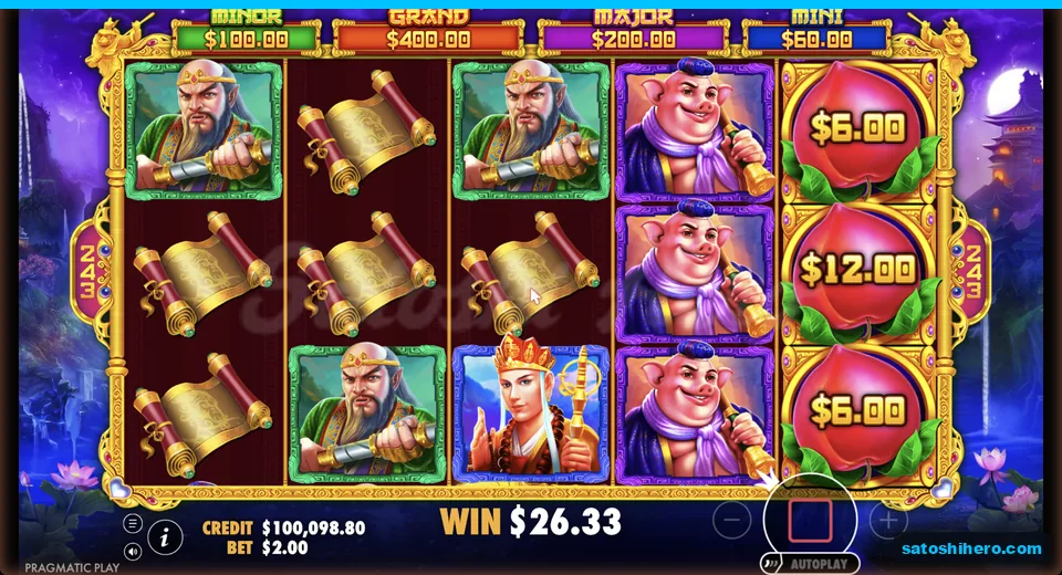 Free spins play with premiums and peaches visible