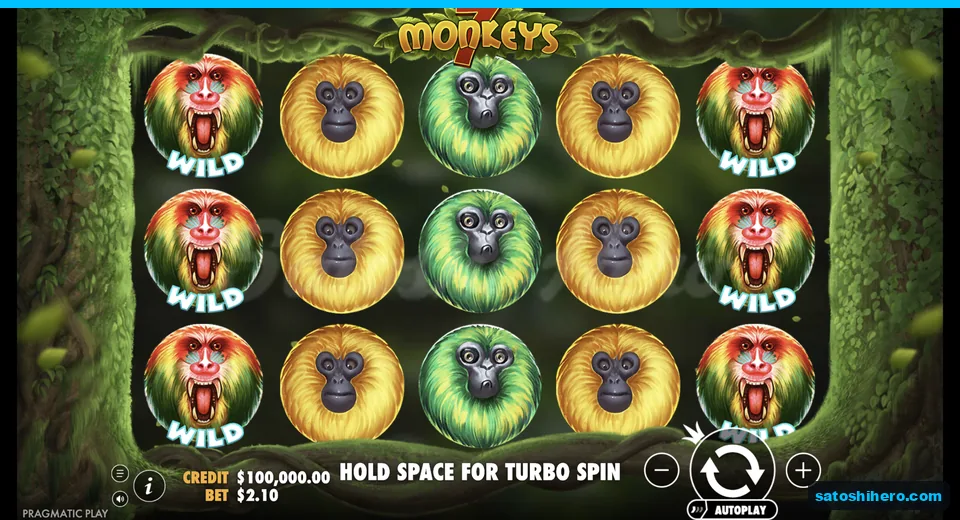 Settled jungle reels with stacked Wilds