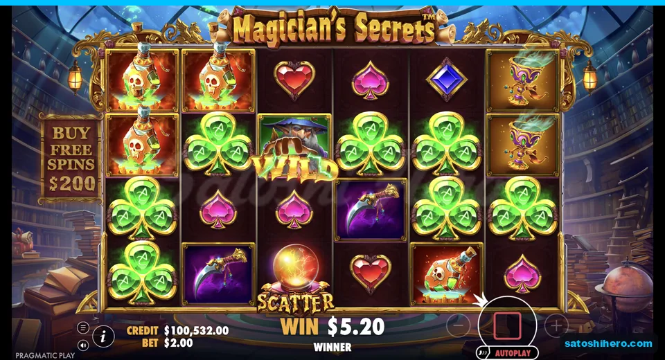 Line win resolves with clovers and wild