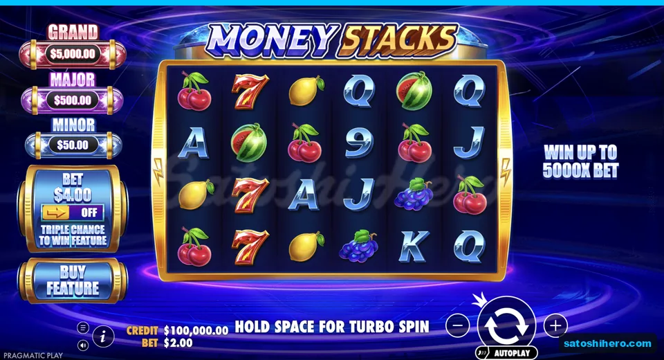 Base grid settles with jackpots on left rail